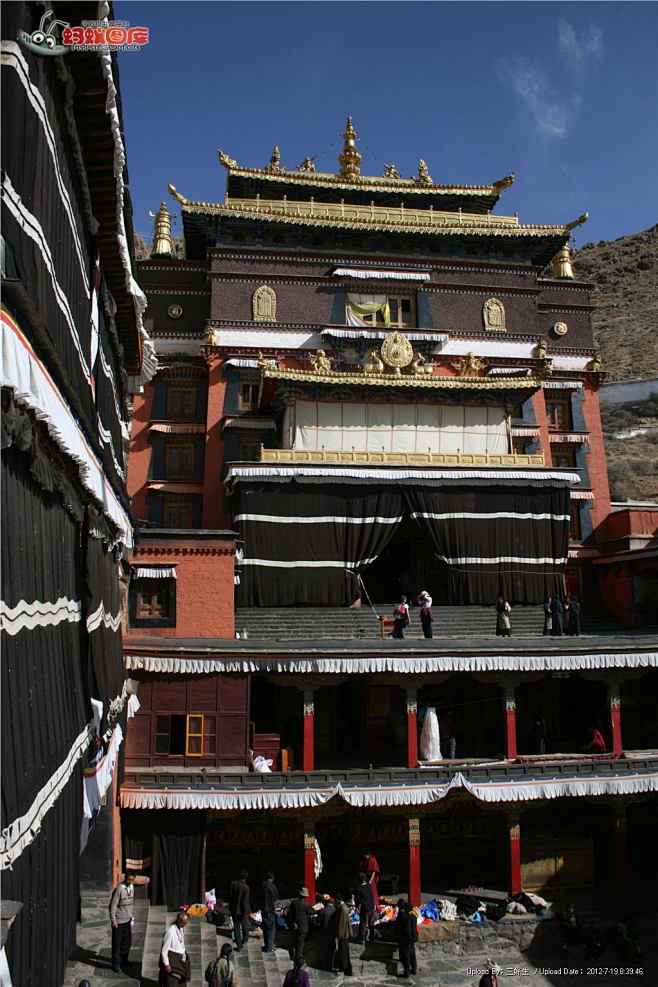 拉萨大昭寺摄影图片素材_古代建筑 _T2...