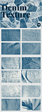 16款牛仔布纹理矢量背景素材 Denim Texture Pack Background【AI,EPS,PNG,PSD】_背景底纹_乐分享素材网_psd素材_平面素材_png素材_免费素材_素材共享平台