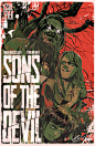 SONS OF THE DEVIL Covers 6-10 : My covers for Sons of the devil 6-10. Also included in the second TPB.