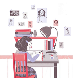 云霞芬香采集到paola escobar—插画师