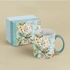 美国LANG手绘插画花卉蝴蝶咖啡杯 陶瓷马克杯子 大容量水杯 

￥42
