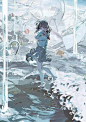 废墟 水手服 水