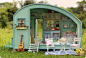 Miniature Dollhouse  DIY Kit Trailer with Voice by SimpleSmart, $45.00