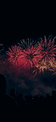 烟花 手机壁纸 背景图