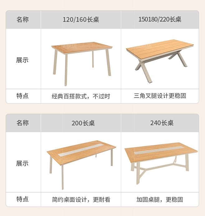 树忆户外庭院桌椅花园别墅露台扶手靠背塑木...