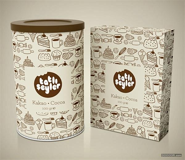 可爱的甜品糖果包装盒 - 中国包装设计网