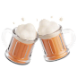 Beer Glass Cheers  3D Icon