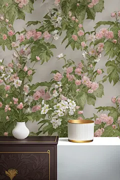 现代文艺花瓶装饰展示样机背景图