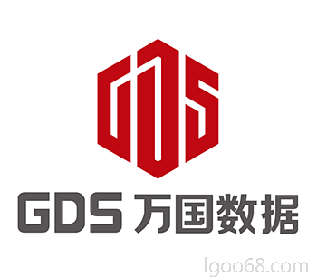 万国数据(GDS)—标志设计欣赏,log...