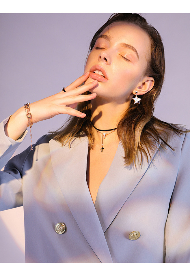 头像欧美五官模特半身像绘画参考彩妆美妆光影打光摄影唯美