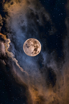 烟雨兰花采集到太阳月亮星空