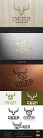 Deer Logo Template Vector EPS, AI #logotype Download: http://graphicriver.net/item/deer-logo/11297355?ref=ksioks: 