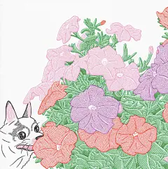 #遇见艺术#  日本插画师 中村隆（Takashi Nakamura）用精致的线条画描绘了​​​宁静的夏日~ ​​​​