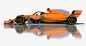 McLaren MCL33 Formula 1 Season 2018 3D model, Oleksii Iakymchuk : Low-poly subdivision-ready McLaren MCL33 Formula 1 Season 2018 Car 3d model with PBR materials (Specular and Metallic workflows). With HALO driver security system installed. Driven by Ferna