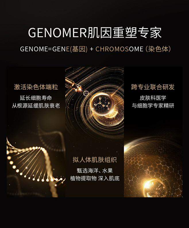 城野医生Genomer夜间修护霜补水保湿...