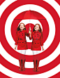2015 Target Branding : Target's logo is elegantly simple. One dot. One ring. We created a brand campaign that actively deconstructs this iconic graphic identity. Instead of a static symbol, it becomes a rhythmic pattern, and a playful player in the choreo