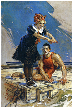 家肥采集到插画-J. C. Leyendecker