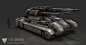 Graendel Heavy Tank Concept, MuYoung Kim : Copyright Kixeye 2014