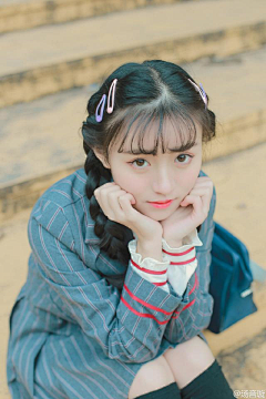 执风挽月采集到真人图