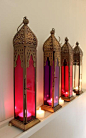 Pink Tall Moroccan Style Lantern,  love them so much...........":)))