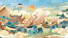 国潮  - 源文件下载【酷图网】中国风,国潮文化,国潮装饰,国潮展板,国潮X展架,国潮广告,国潮宣传,国潮手绘,国潮创意,国潮来袭,国潮海报,中国风背景,端午节背景,七夕背景,重阳节,中国风元素,中秋节背景,绚丽国潮,国潮背景,国潮山水,国潮祥云,祥云,中国风山水,鱼,凤凰,国潮,仙鹤,夏至,中国风祥云,国潮海浪,国风山水,端午节,