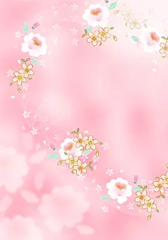 牡丹梦幻色彩底纹花纹素材