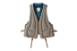 时尚保暖 visvim 2014 秋冬 P.F.D. VEST (LINEN) 亚麻背心