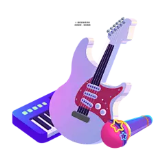 icon-才艺、吉他、电子琴、话筒