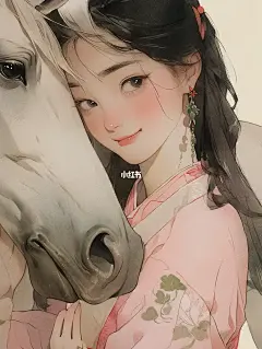 【我的AI试验】古风美女又来啦