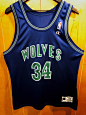 Minnesota Timberwolves - Isaiah Rider - Champion Jersey - Mens Size Large #IsaiahRider #nba #Timberwolves #ChampionJersey #vintage #sports #HoopsMedia #basketball #sport #HoopsAllure
