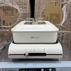 意式奢美！高颜值分体式5L家用锅多功能料理锅电锅电煮锅电火锅-淘宝网