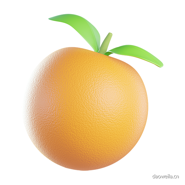 Orange - @到位啦UI素材 3D...