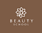 美容产品logo 美容院 水疗 化妆品 女性 花朵 女人 美丽