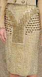 Gold studded skirt