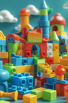 经典积木互动型玩具