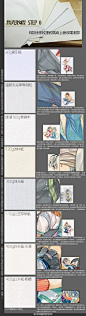 #长图教程# 马克教程-8种纹理纸张-使用马克笔上色后的效果测试