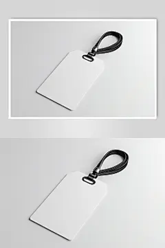 AI数字艺术工作牌设计素材样机-众图网