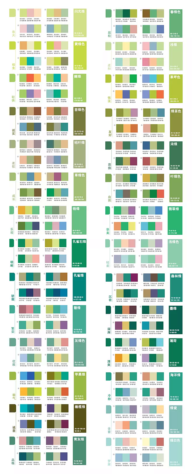 绿色 色值
