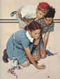 美国插画大师Norman Rockwell ​ ​​​​