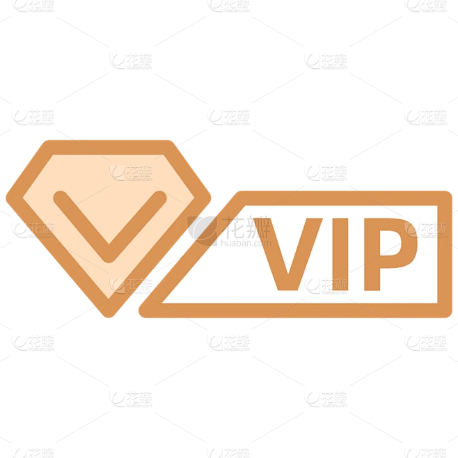 ICON-矢量VIP会员电商图标20素材-花瓣网