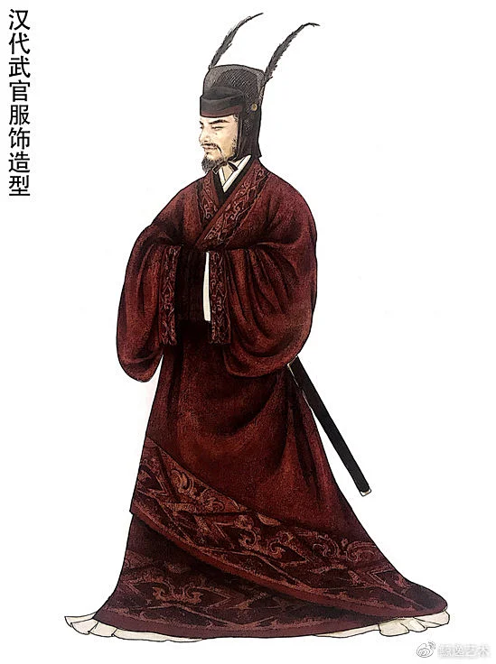 汉朝官员服饰等级是怎么样的-花瓣网