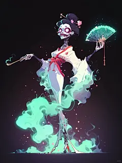 日本阴间奥运诡异风艺伎 - 小红书