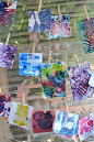 Printmaking with young children - 3 easy techniques