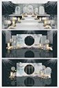 Modern fashion new Chinese wedding effect picturepikbestDecors & 3D ModelsWedding DecorChinoiserie is part of Wedding stage design    -  #Weddingstage #design