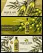 创意6款橄榄油产品轮播图Banner海报矢量图AI产品VI展示设计素材-淘宝网