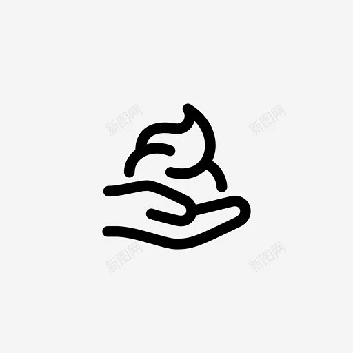 奶油治疗水疗图标 软膏 icon 标识 标志 UI图标 设计图片 免费下载 页面网页 平面电商 创意素材-花瓣网