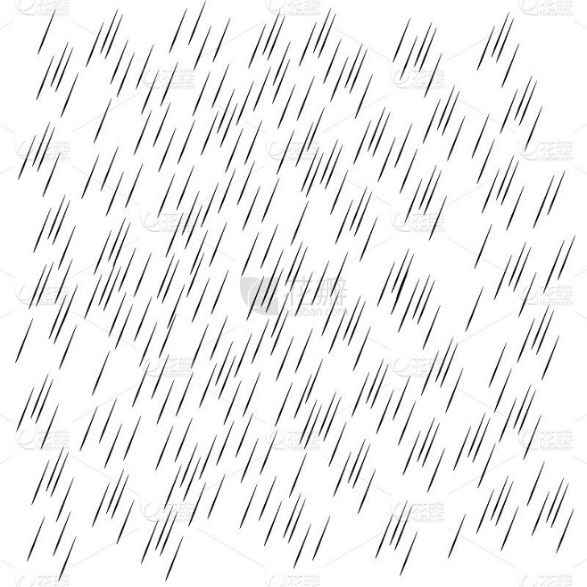 雨透明背景。水滴雨量矢量模式