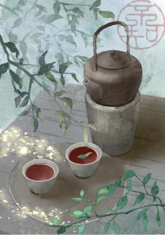 •112采集到插画红色