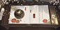 92903-211148732-Game interface,(a piece of Chinese painting paper white),placed on the table,Chinese text,petals,book,scenery,red cover (gold ba
