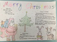 英语圣诞节手抄报图片一等奖